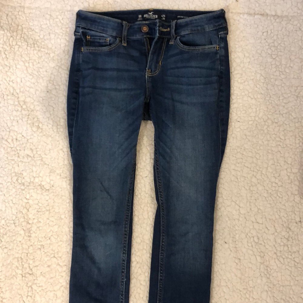 low rise super skinny hollister jeans